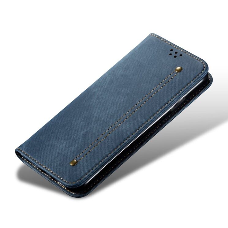 Чехол-книжка UniCase Jeans Wallet для Apple iPhone 16 Pro Max - Blue: фото 4 из 6