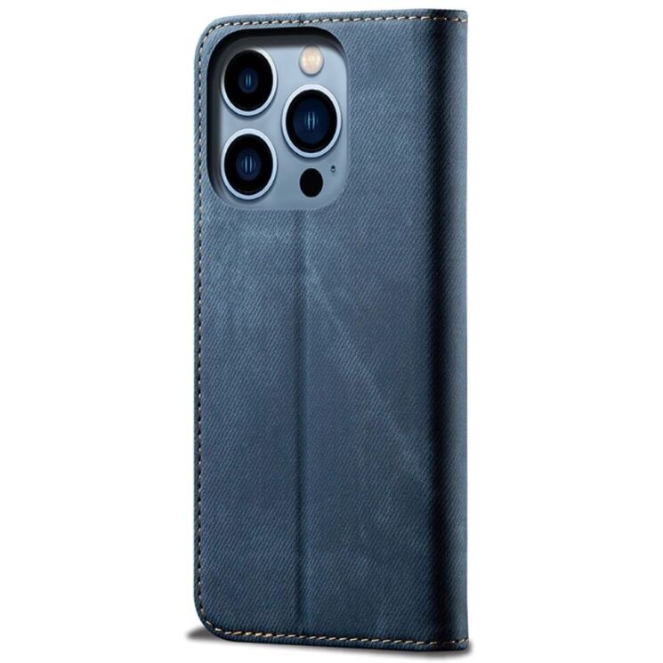 Чехол-книжка UniCase Jeans Wallet для Apple iPhone 16 Pro Max - Blue: фото 6 из 6