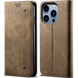 Чохол-книжка UniCase Jeans Wallet для Apple iPhone 16 Pro - Khaki (360507K)