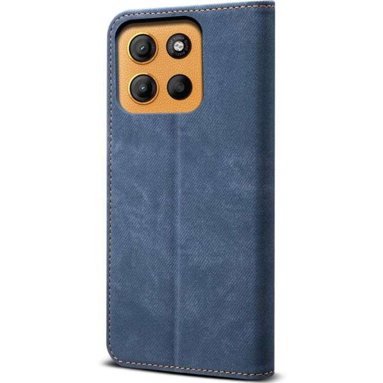Чехол-книжка UniCase Jeans Wallet для Motorola Moto G15 - Blue: фото 6 из 6