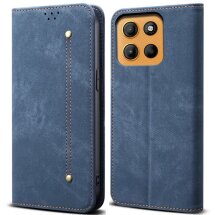 Чехол-книжка UniCase Jeans Wallet для Motorola Moto G15 - Blue: фото 1 из 6