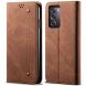 Чехол-книжка UniCase Jeans Wallet для OPPO Reno 12 Pro - Coffee (356918C). Фото 1 из 6