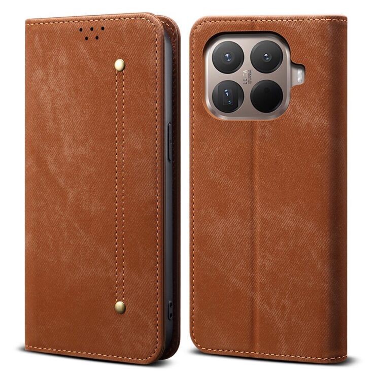 Чехол-книжка с кармашками UniCase Jeans Wallet для Xiaomi 15T Pro - Coffee (389828F) Чехол-книжка с кармашками UniCase Jeans Wallet для Xiaomi 15T Pro - Coffee: фото 1 из 6