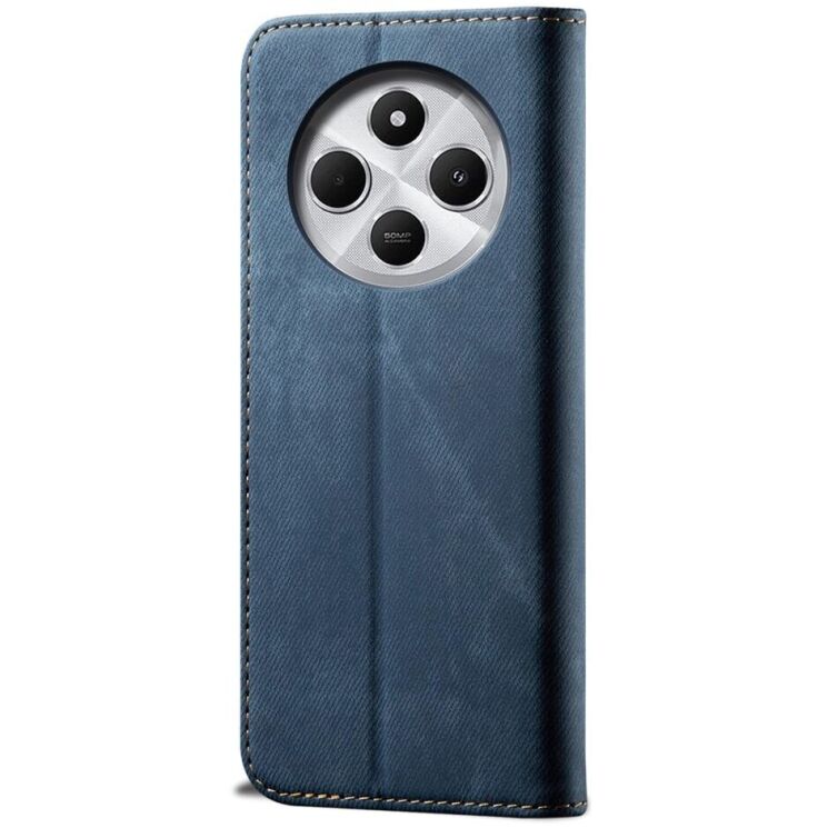 Чехол-книжка UniCase Jeans Wallet для Xiaomi Redmi 14C / Redmi A4 5G / Poco C75 - Blue: фото 5 из 6