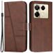 Чехол-книжка UniCase Jet Cover для Infinix Note 40 Pro - Brown (352016Z). Фото 1 из 11