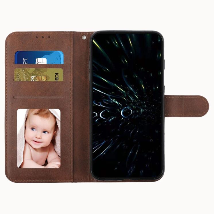 Чехол-книжка UniCase Jet Cover для Infinix Note 40 Pro - Brown: фото 2 из 11