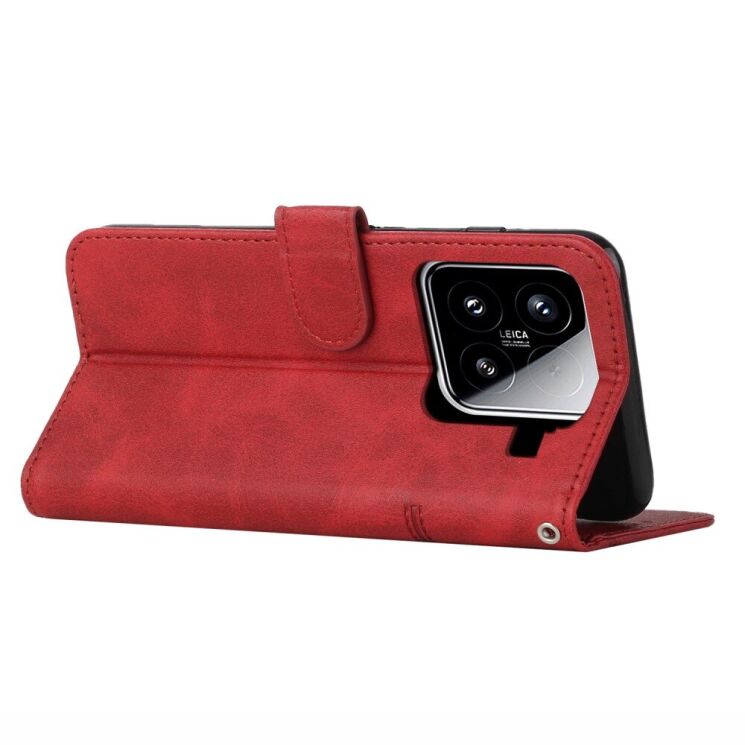 Чехол-книжка UniCase Jet Cover для Xiaomi 15 - Red: фото 3 из 10