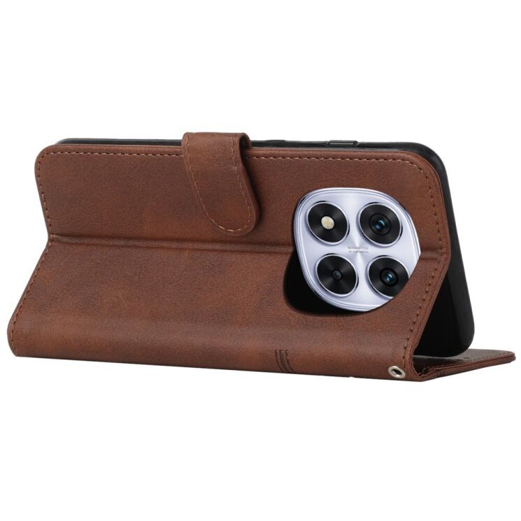 Чехол-книжка UniCase Jet Cover для Xiaomi Redmi Note 14 Pro 5G / Note 14 Pro Plus / Poco X7 - Brown: фото 3 из 10