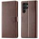 Чехол LC.IMEEKE Wallet Case для Samsung Galaxy S22 Ultra - Dark Brown (289933DZ). Фото 1 из 10