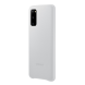Чехол Leather Cover для Samsung Galaxy S20 (G980) EF-VG980LSEGRU - Grayish White (316026W). Фото 2 из 4