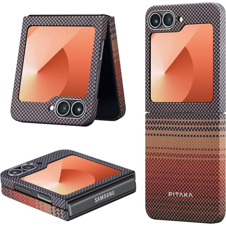 Чехол Pitaka MagEZ Case 5 (FF) для Samsung Galaxy Flip 6 FSFLIP6 - Sunset: фото 3 из 11