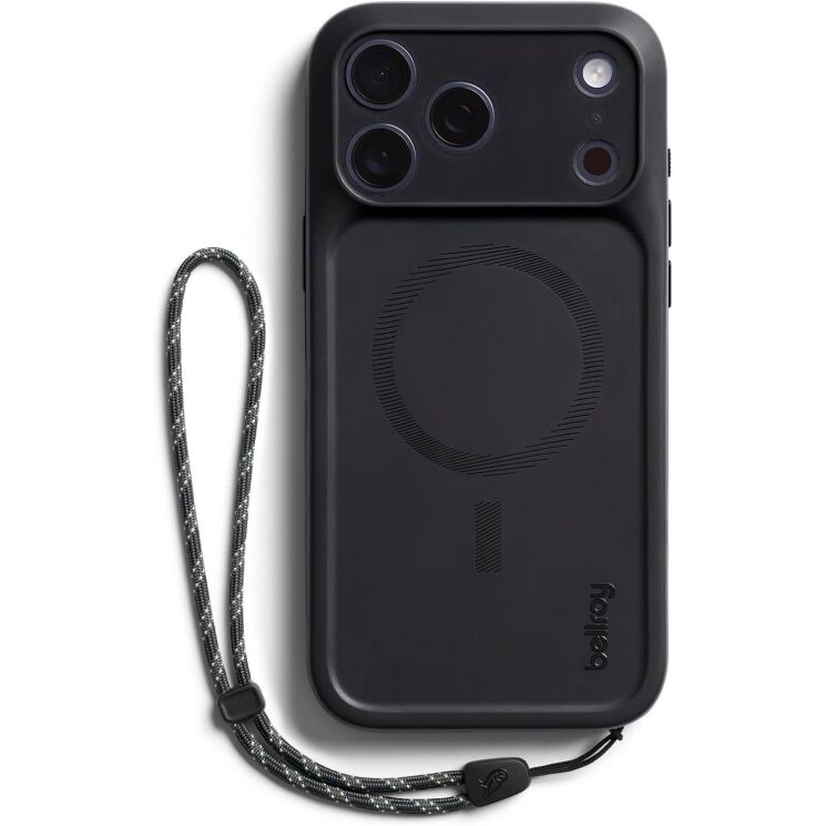 Чехол с ремешком Bellroy Venture with Magsafe для iPhone 17 Pro Max (PCVD-SHW-501) - Shadow Black: фото 1 из 5
