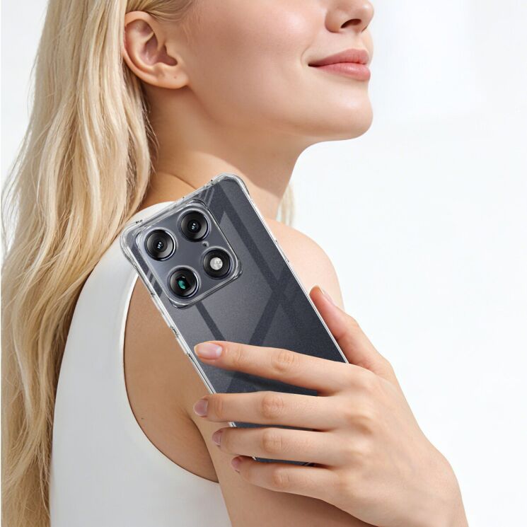 Чехол с усиленными углами IMAK Airbag MAX Case для Motorola Signature - Transparent: фото 4 из 8