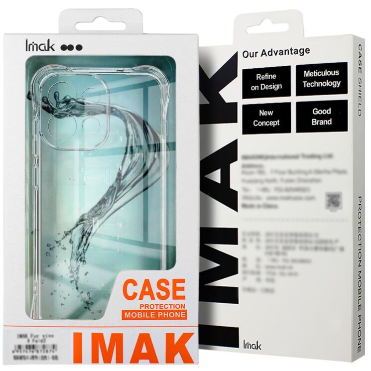 Чехол с усиленными углами IMAK Airbag MAX Case для OPPO Reno 15 F/FS - Transparent: фото 7 из 7