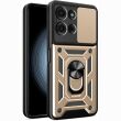 Чехол с защитой камеры Deexe Armor Shield для Motorola Moto G75 - Gold (367852F)
