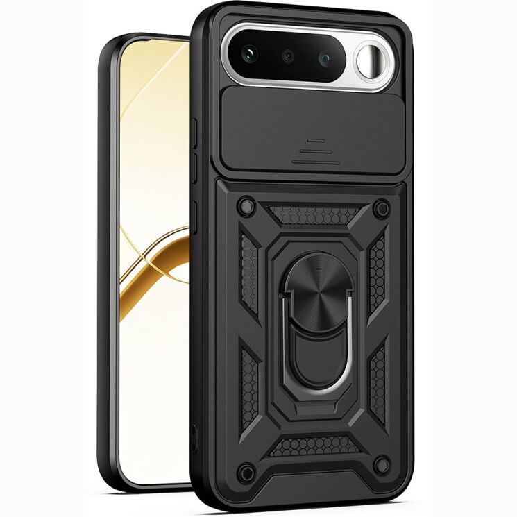 Чохол із захистом камери Deexe Armor Shield для Realme 16 - Black (412310B) Чохол із захистом камери Deexe Armor Shield для Realme 16 - Black: фото 1 з 9