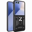 Чехол с защитой камеры Deexe Armor Shield для Samsung Galaxy Flip 8 - Black (423503B)