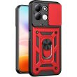 Чехол с защитой камеры Deexe Armor Shield для Xiaomi Redmi 17 - Red (429023R)
