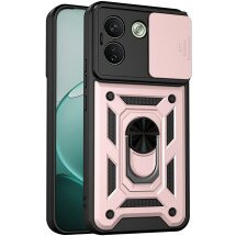 Чехол с защитой камеры Deexe Armor Shield для Xiaomi Redmi Note 17 Pro Max - Rose Gold: фото 1 из 9