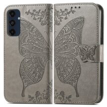 Чехол UniCase Butterfly Pattern для Samsung Galaxy A16 (A165) - Grey: фото 1 из 6
