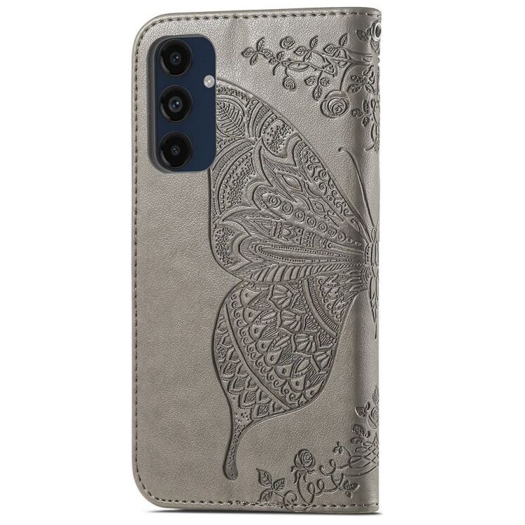 Чехол UniCase Butterfly Pattern для Samsung Galaxy A16 (A165) - Grey: фото 5 из 6