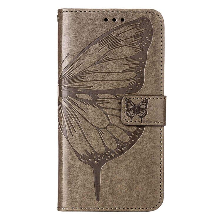 Чехол UniCase Butterfly Pattern для Tecno Spark Go 2022 (KG5m) - Grey: фото 2 из 7