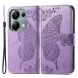 Чехол UniCase Butterfly Pattern для Xiaomi Redmi Note 13 Pro 4G / Poco M6 Pro - Light Purple (345756LV). Фото 1 из 8