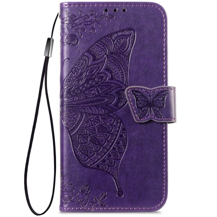 Чехол UniCase Butterfly Pattern для ZTE Blade A76 - Dark Purple: фото 5 из 10