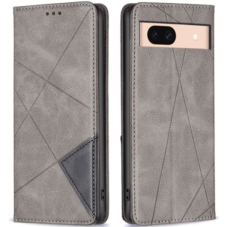 Чехол UniCase Geometric Pattern для Google Pixel 8A - Grey: фото 1 из 8