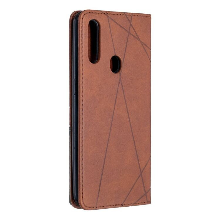 Чехол-книжка с кармашками UniCase Geometric Pattern для OPPO A31 - Coffee: фото 3 из 10