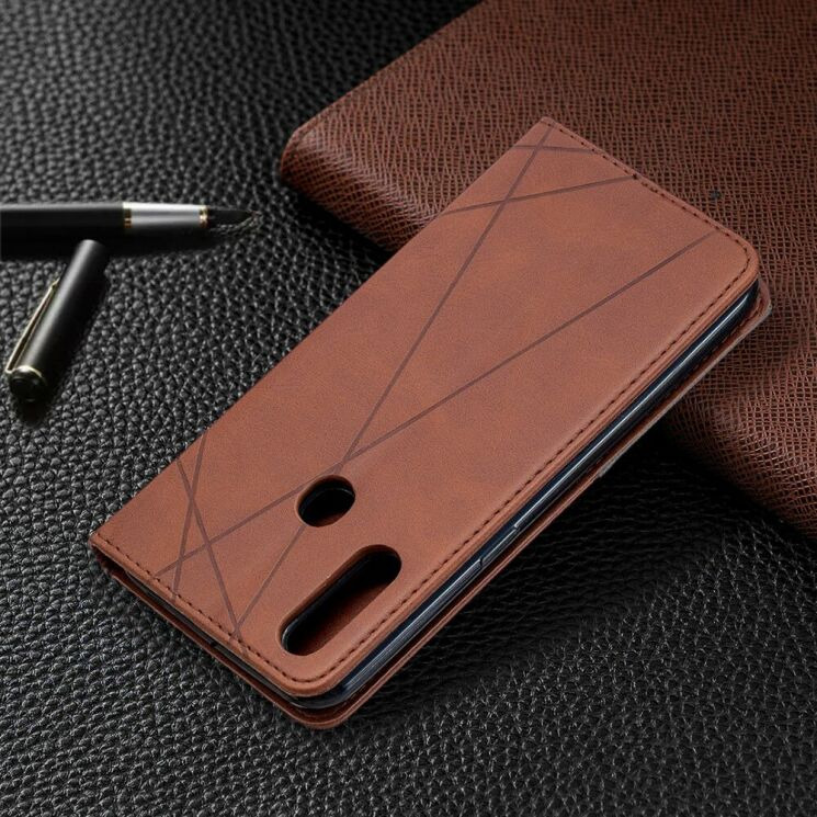 Чехол-книжка с кармашками UniCase Geometric Pattern для OPPO A31 - Coffee: фото 9 из 10