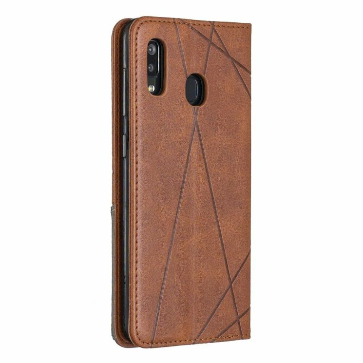 Чохол UniCase Geometric Pattern для Samsung Galaxy A20 (A205) / A30 (A305) - Coffee: фото 5 з 11