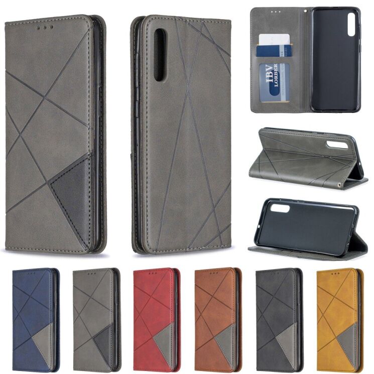 Чехол UniCase Geometric Pattern для Samsung Galaxy A50 (A505) / A30s (A307) / A50s - Black: фото 10 из 11