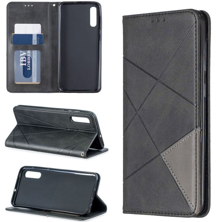 Чехол UniCase Geometric Pattern для Samsung Galaxy A50 (A505) / A30s (A307) / A50s - Black: фото 1 из 11