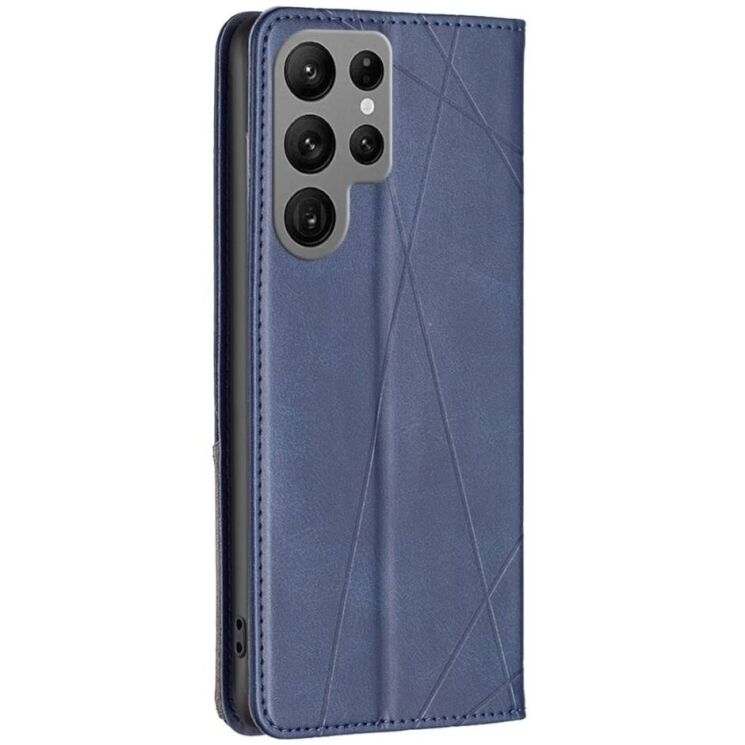 Чехол UniCase Geometric Pattern для Samsung Galaxy S24 Ultra - Blue: фото 3 из 8