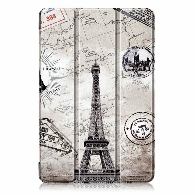 Чехол UniCase Life Style для Samsung Galaxy Tab S5e 10.5 (T720/725) - Eiffel Tower and Map: фото 2 из 10