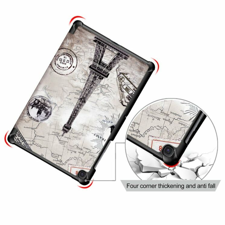 Чехол UniCase Life Style для Samsung Galaxy Tab S5e 10.5 (T720/725) - Eiffel Tower and Map: фото 5 из 10