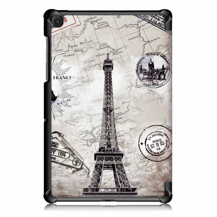 Чехол UniCase Life Style для Samsung Galaxy Tab S5e 10.5 (T720/725) - Eiffel Tower and Map: фото 3 из 10
