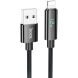 Кабель Hoco U125 Benefit USB to Lightning (2.4A, 1.2m) - Black (896231B). Фото 1 з 7