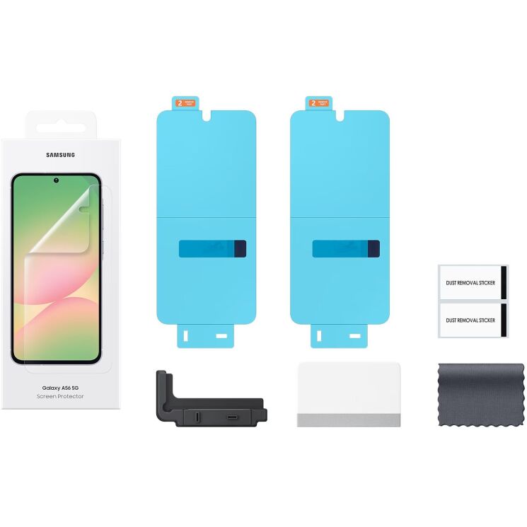 Комплект оригінальних плівок Screen Protector для Samsung Galaxy A56 (A566) EF-UA566CTEGWW: фото 4 з 4