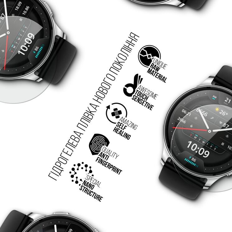 Комплект плівок (6шт) ArmorStandart Watch Film для Huami Amazfit Pop 3R: фото 2 з 4