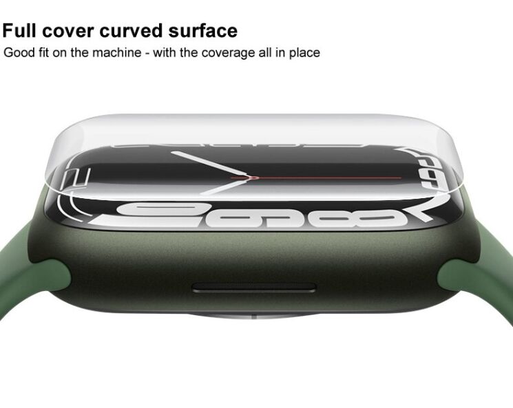 Комплект захисних плівок IMAK Hydrogel Film для Apple Watch 41 mm (7 / 8 / 9 Series): фото 7 з 11