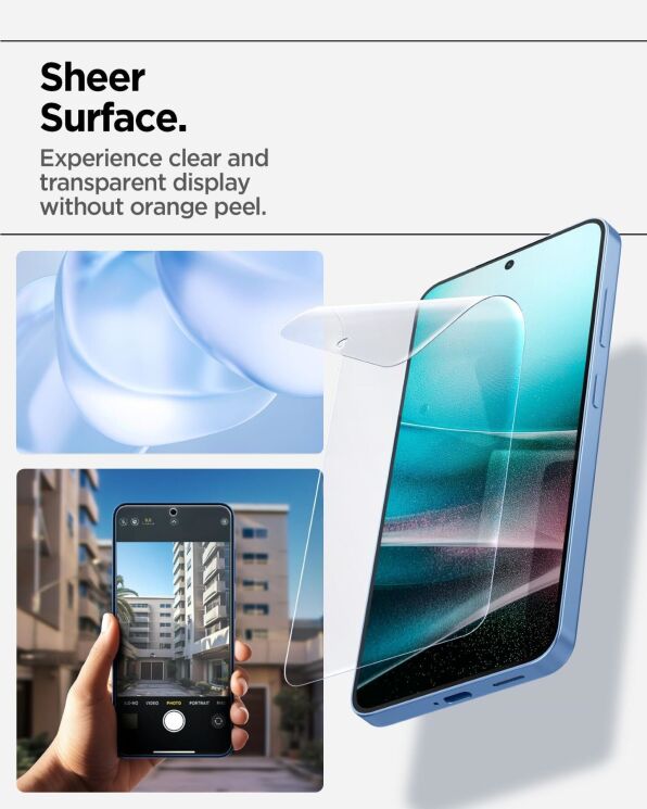 Защитная пленка Spigen (SGP) Elite Shield EZ Fit для Samsung Galaxy S25 (S931) AFL09091: фото 10 из 12