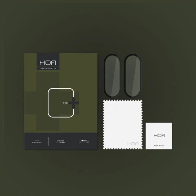 Комплект защитных стекол (2шт) HOFI Hybrid Pro+ Set для Xiaomi Mi Smart Band 8 - Black: фото 2 из 2