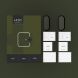 Комплект защитных стекол (2шт) HOFI Hybrid Pro+ Set для Xiaomi Mi Smart Band 9 - Black (359413B). Фото 2 из 2