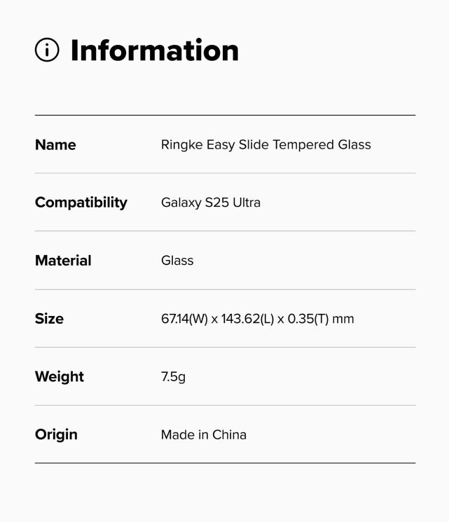 Комплект захисних стекол (2шт) Ringke Easy Slide Tempered Glass для Samsung Galaxy S25 Ultra (S938) 8800274969469: фото 18 з 18