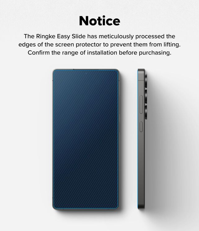 Комплект захисних стекол (2шт) Ringke Easy Slide Tempered Glass для Samsung Galaxy S25 Ultra (S938) 8800274969469: фото 13 з 18