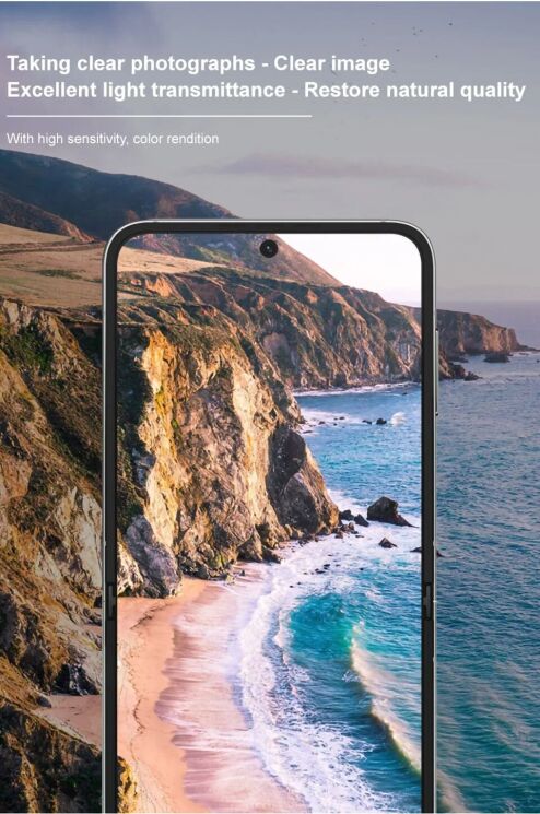 Комплект защитных стекол (на экран и камеру) Imak Protector Set для Samsung Galaxy Flip 6 - Black: фото 11 из 13