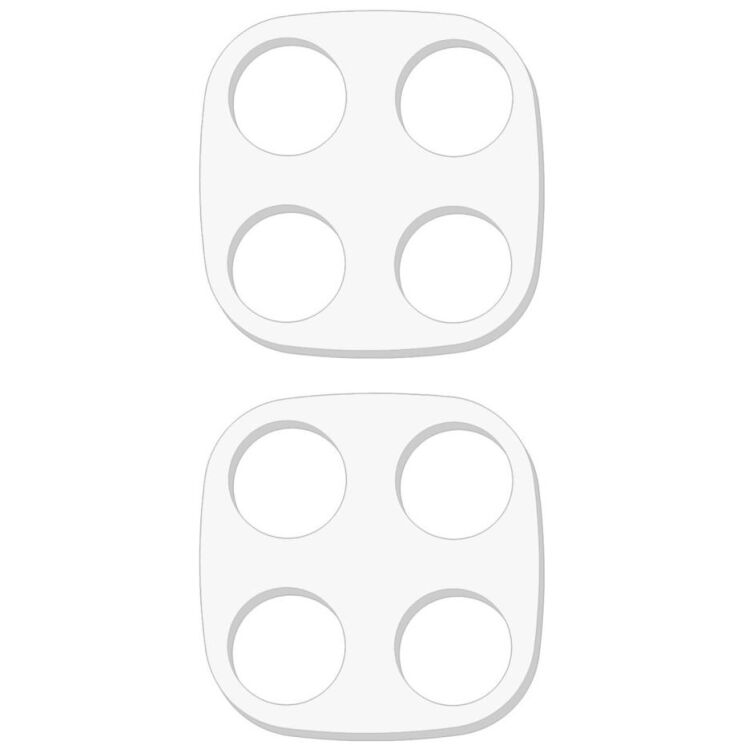 Комплект защитных стекол на заднюю камеру Deexe Camera Lens Protector для Xiaomi Redmi Note 14 Pro: фото 2 из 5