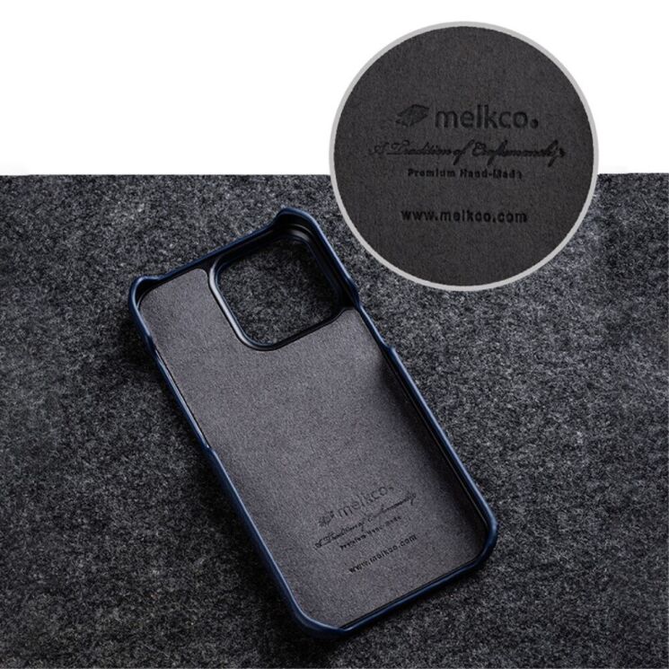 Шкіряний чохол MELKCO Leather Case для Apple iPhone 15 Pro - Red: фото 5 з 5